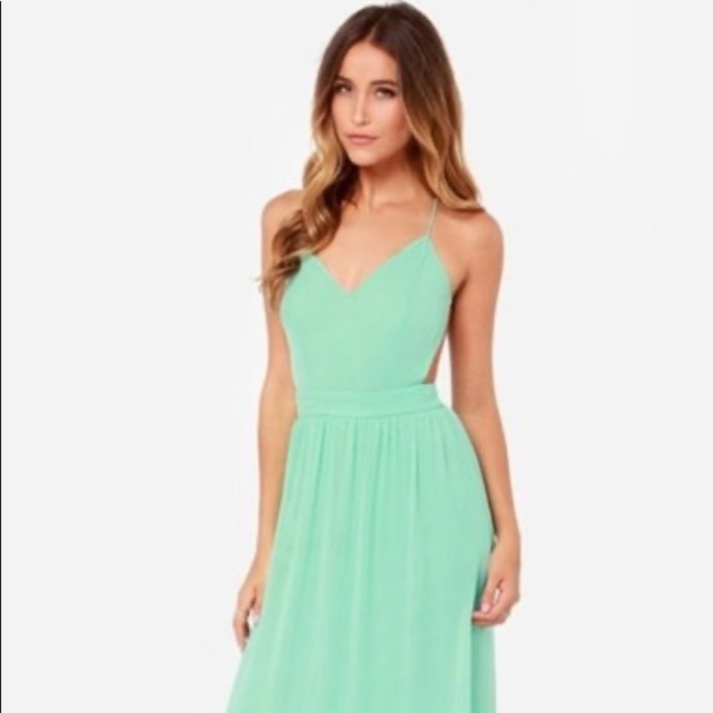 Rooftop Garden Backless Maxi Dress